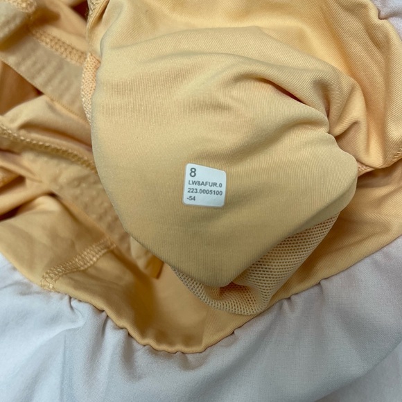 LULULEMON Court Rival Skirt Garrogeo Multi Pastel Size 8 ( Long Length ) - Picture 3 of 5